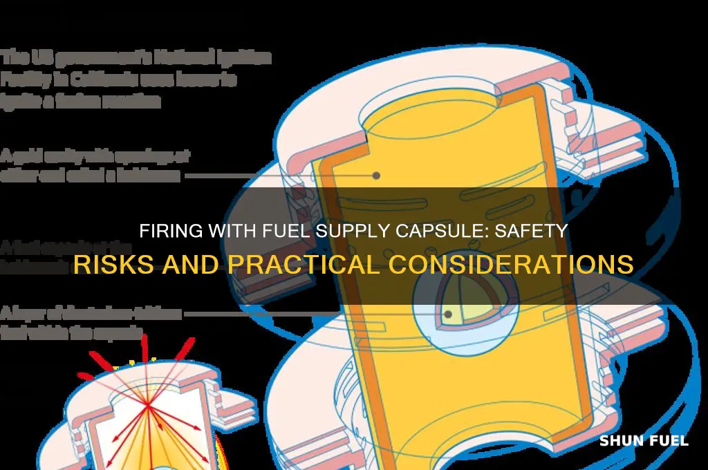 can you fire while holding fuel supply capsule