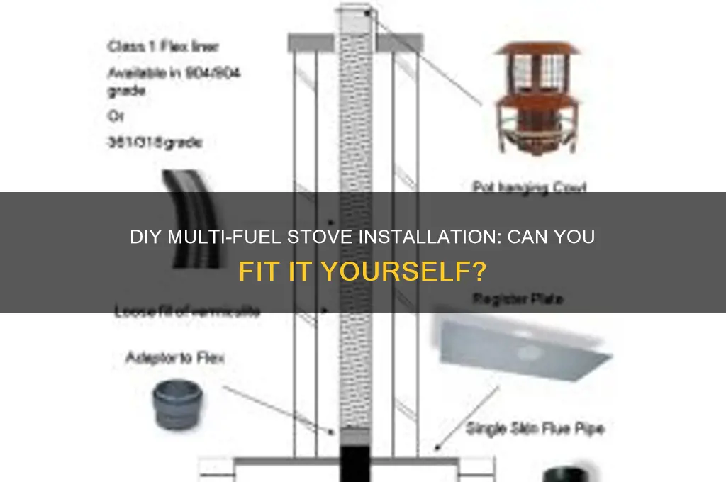 can you fit a multi fuel stove yourself
