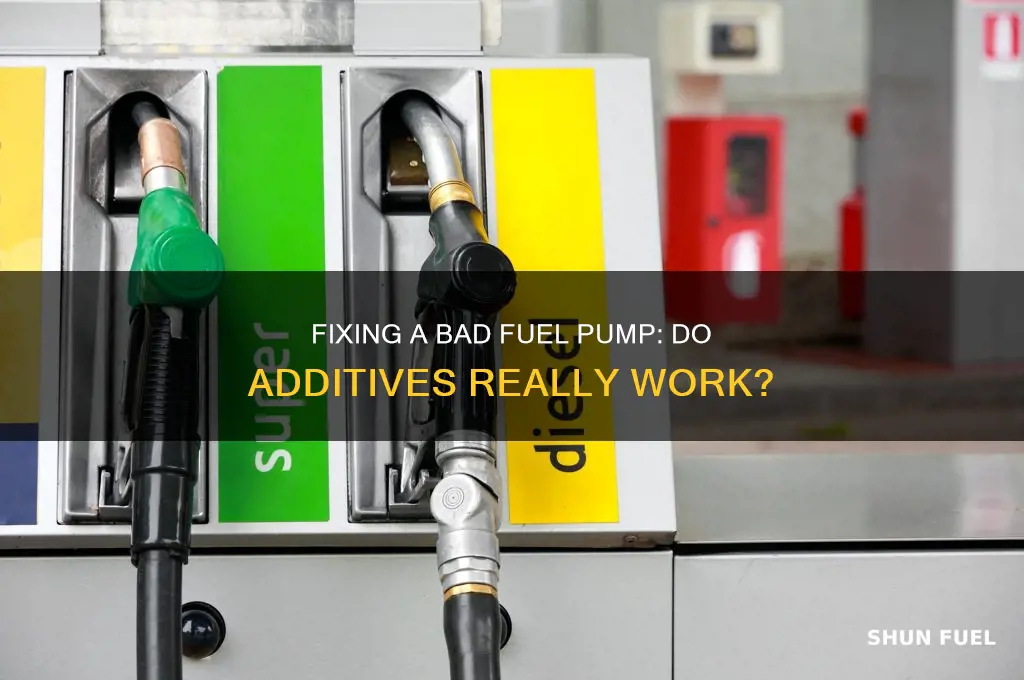 can you fix a bad fuel pump with additives
