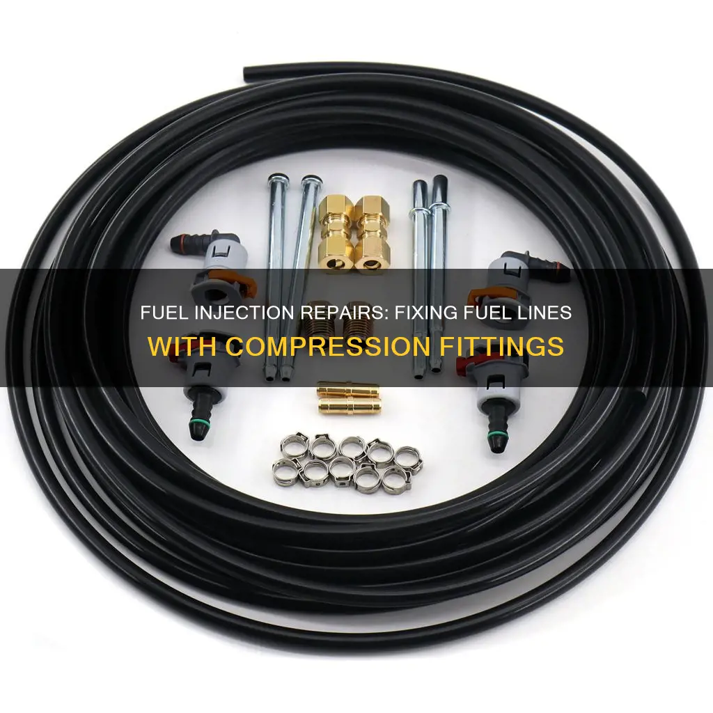 can you fix fuel injection fuel line with compression fitting