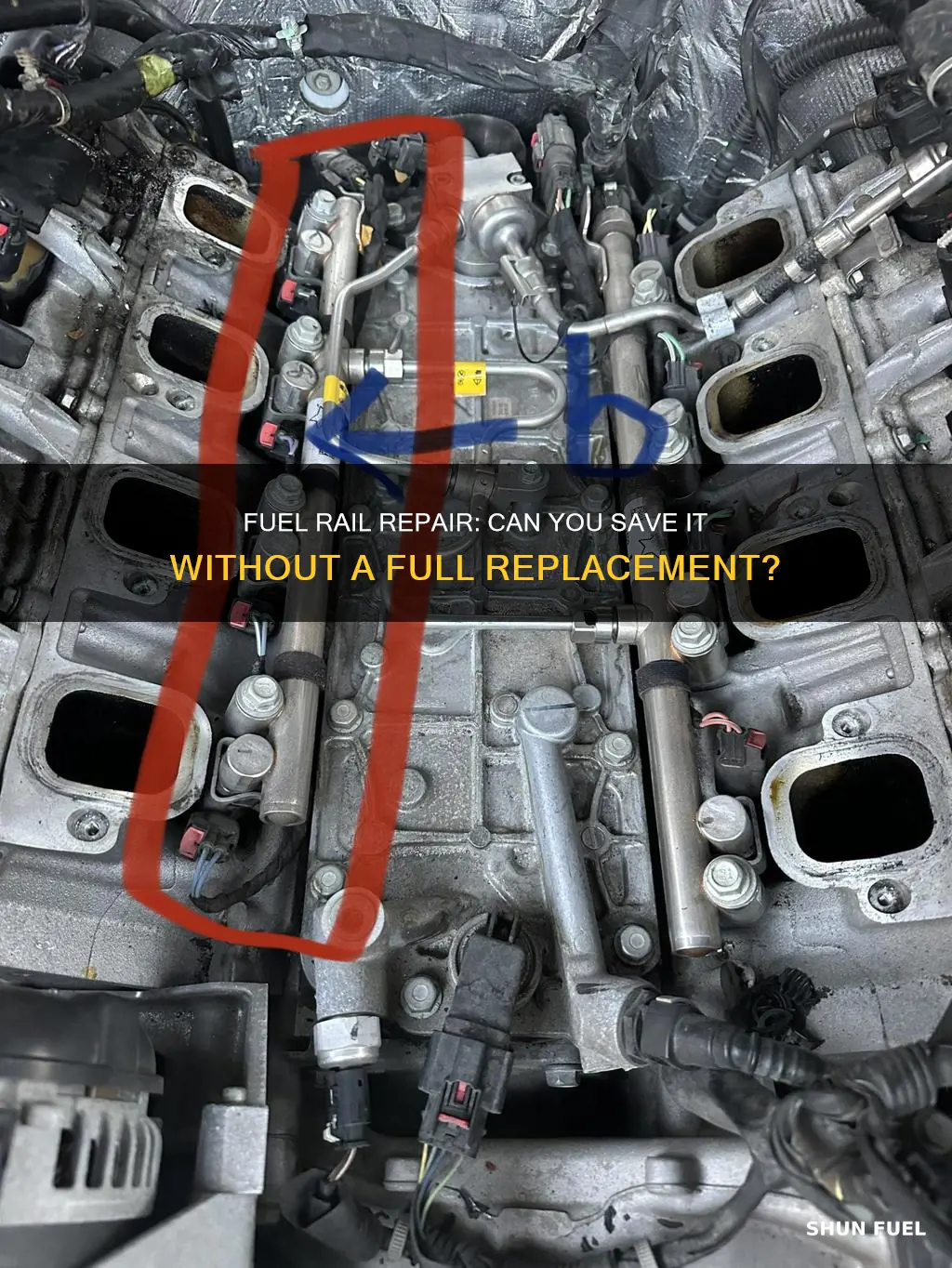 can you fix fuel rail without replacing it