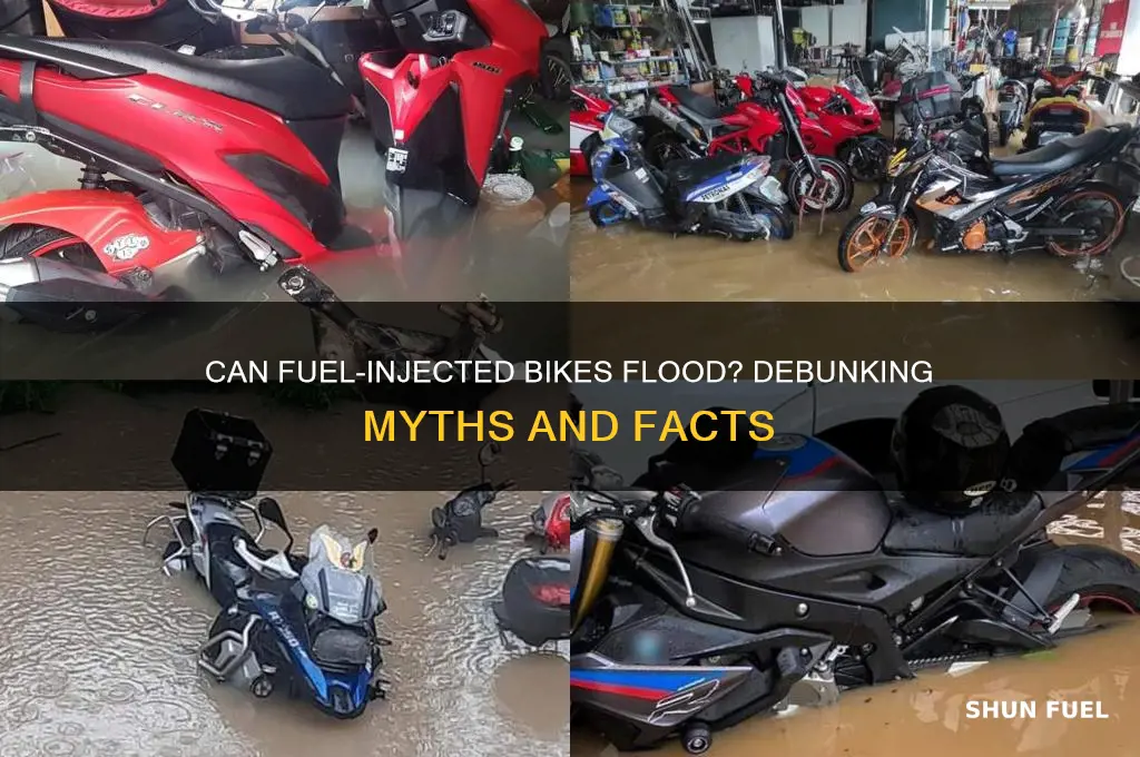 can you flood a fuel injected bike
