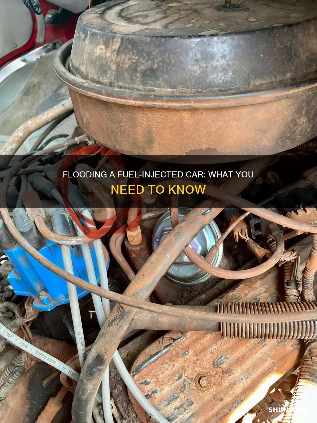 can you flood a fuel injected car