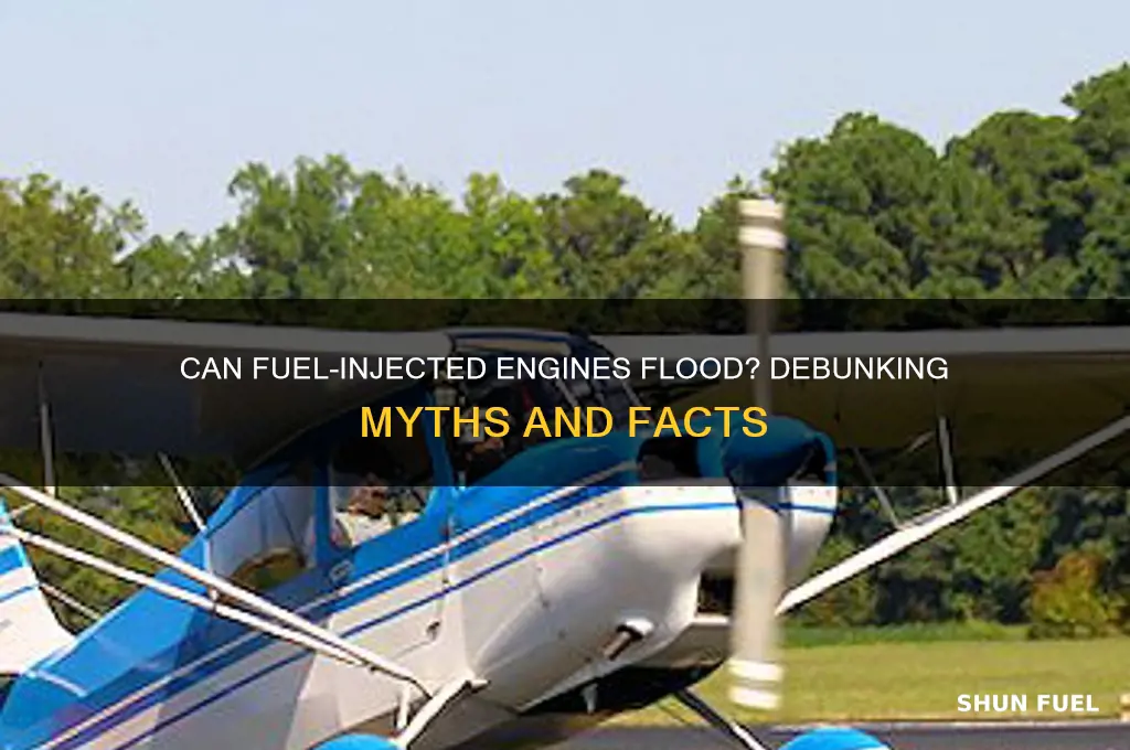 can you flood a fuel injected engine