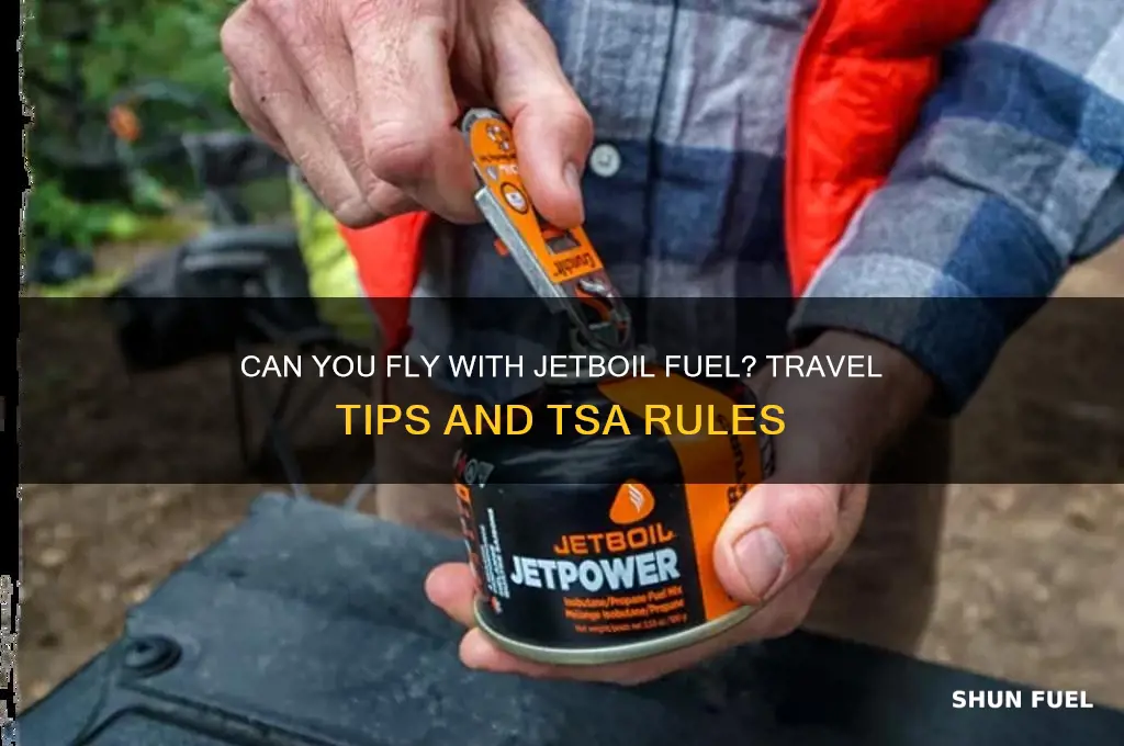can you fly with jetboil fuel