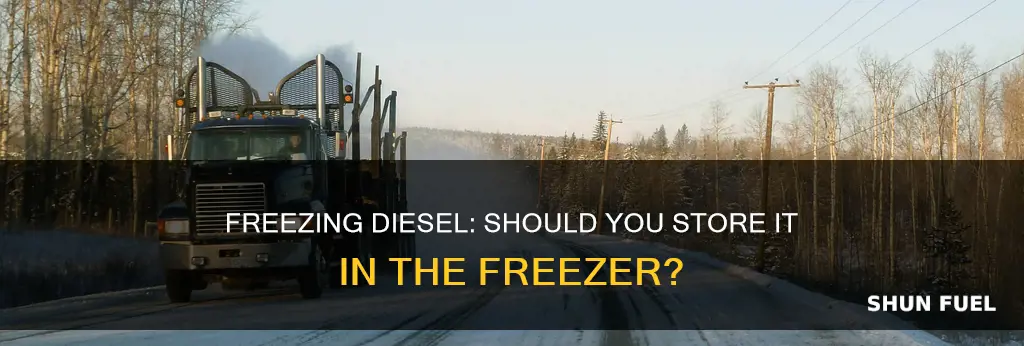 can you freeze diesel fuel