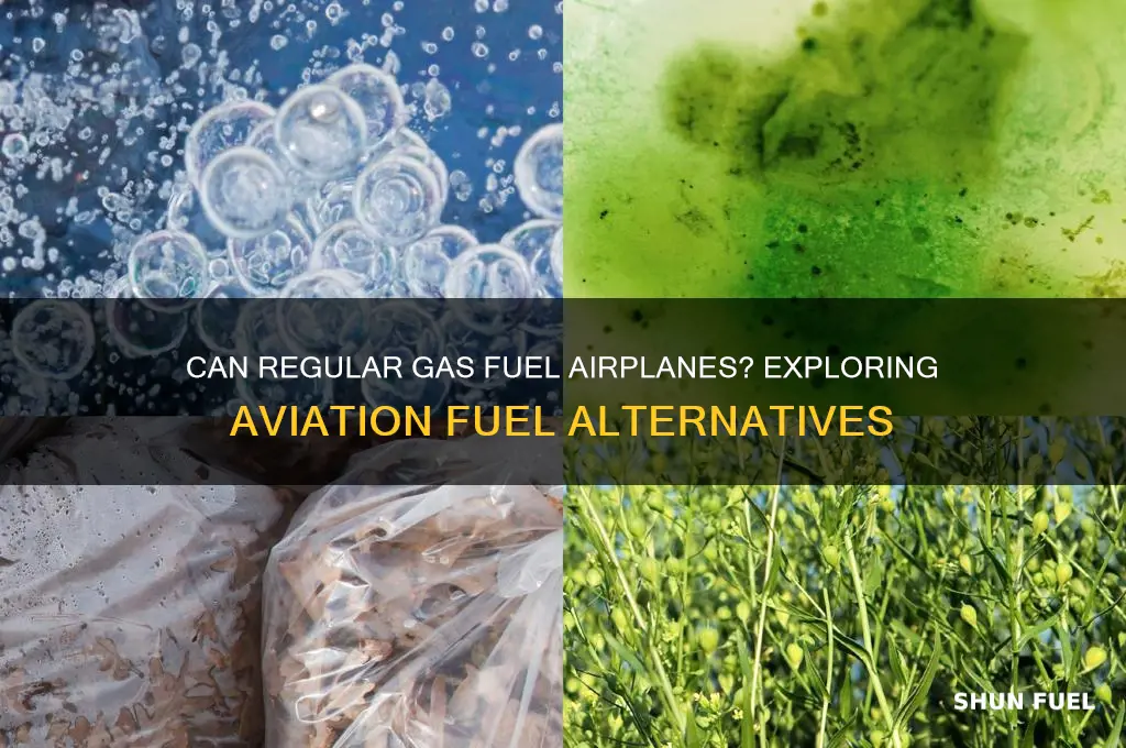can you fuel airplane with regular gas