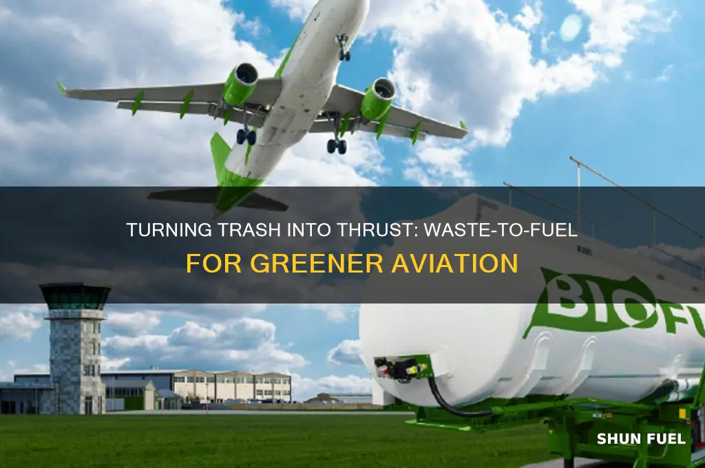 can you fuel planes with waste