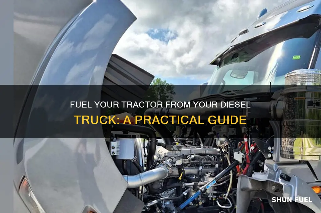 can you fuel your tractor from your deisel truck