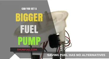 Upgrade Your Fuel Pump: Can You Get a Bigger One?