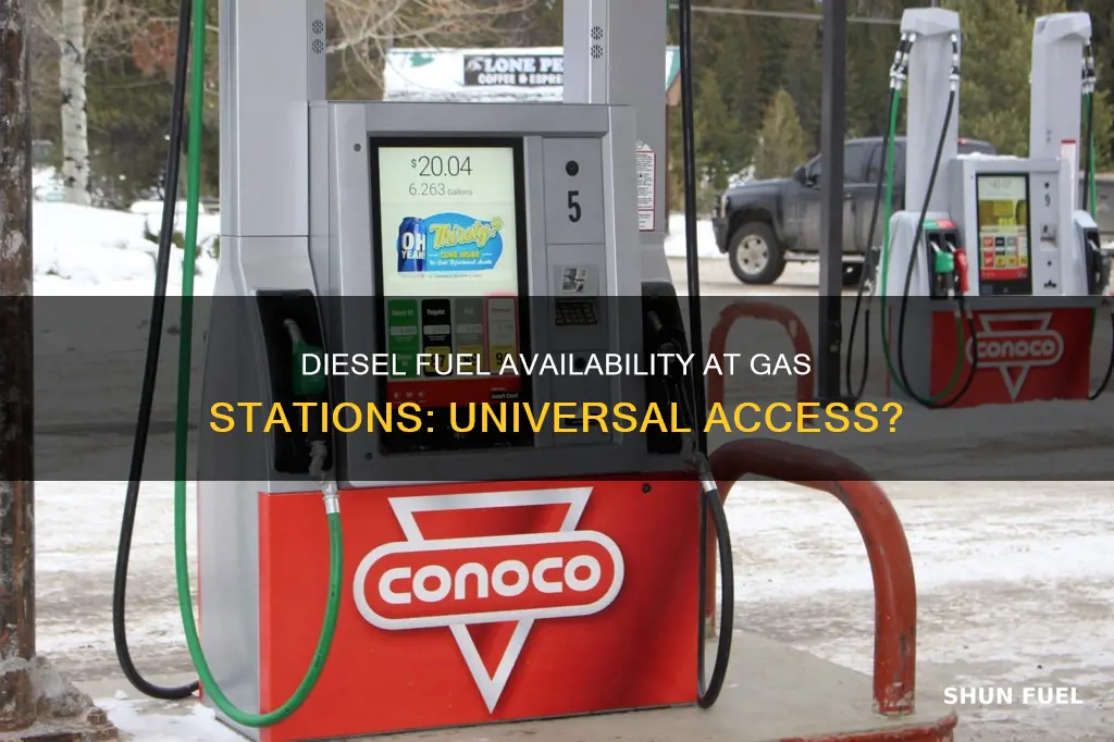 can you get diesel fuel at any gas station
