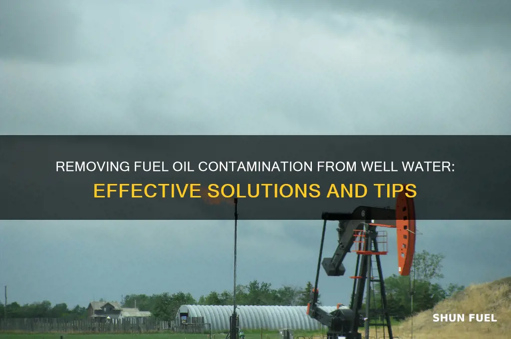 can you get fuel oil out of your well water