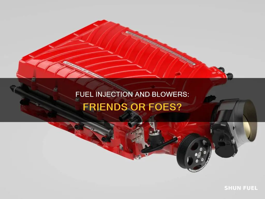can you have a blower on a fuel injected car
