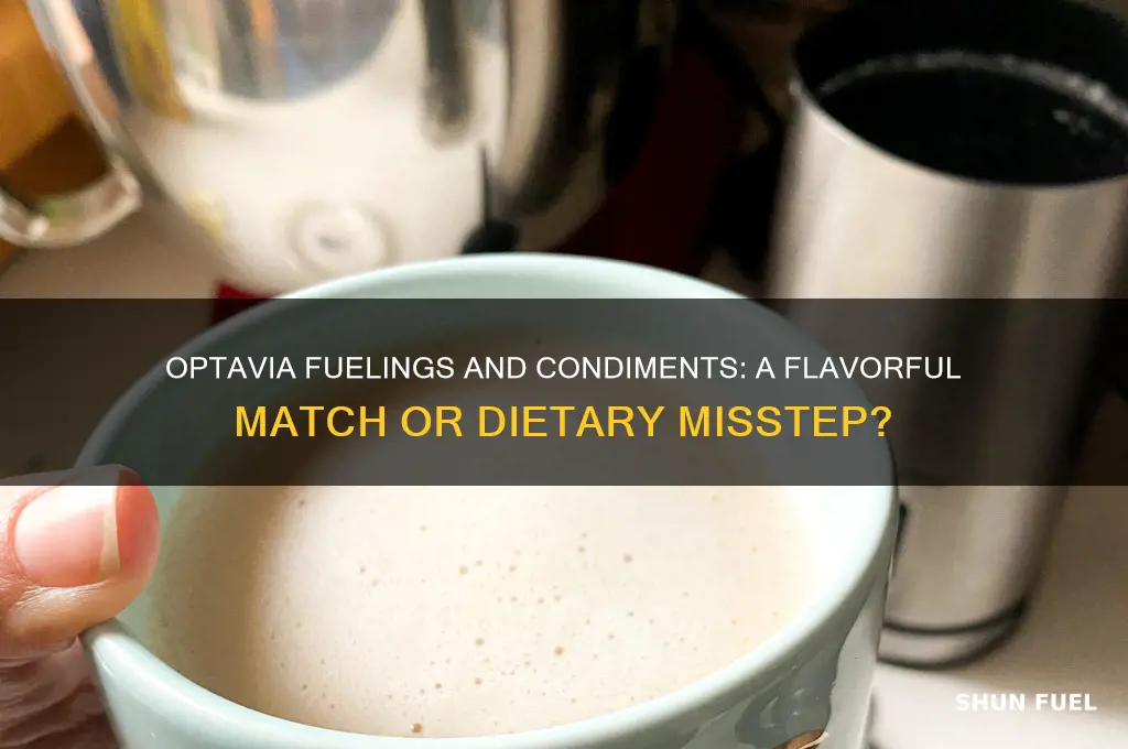 can you have a condiment with your optavia fuelings