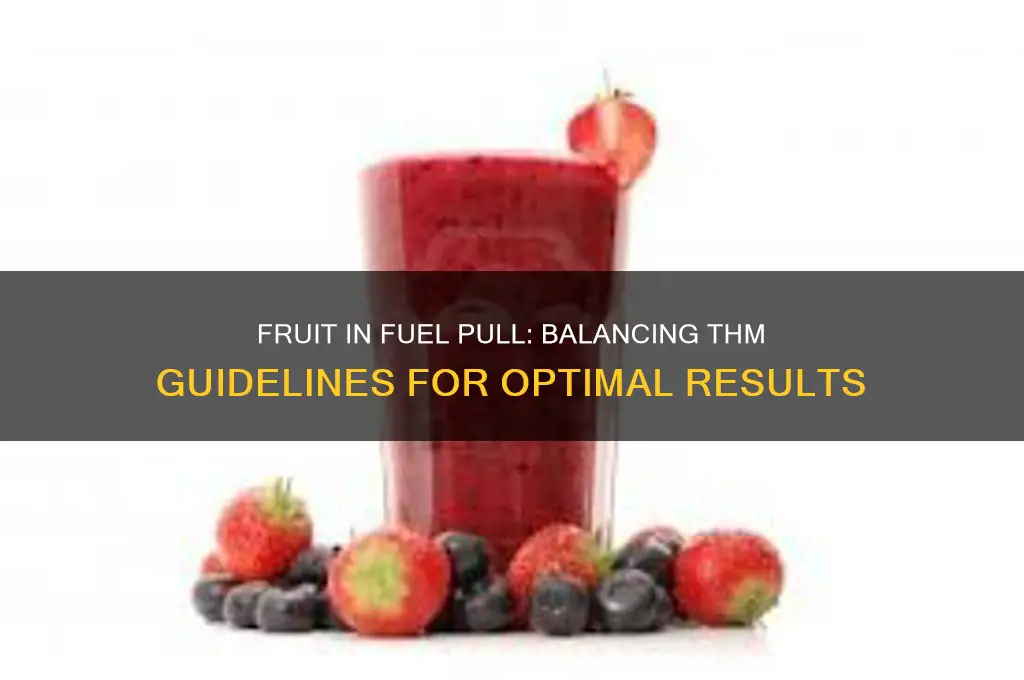can you have fruit in fuel pull