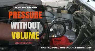 Fuel Pump Pressure Without Volume: Understanding the Critical Difference