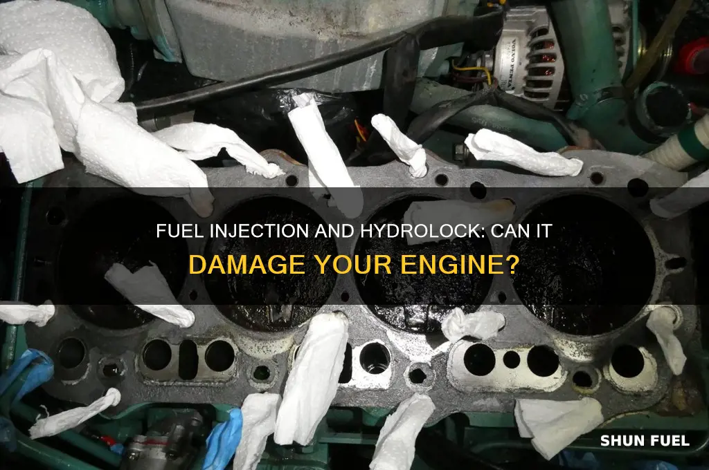 can you hydrolock an engine with fuel injection
