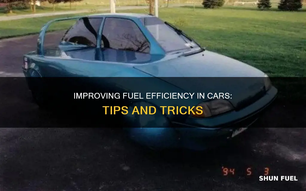 can you increase fuel car effecincy