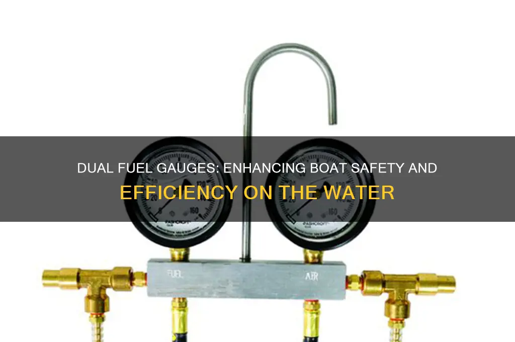 can you install 2 fuel gages in your boat