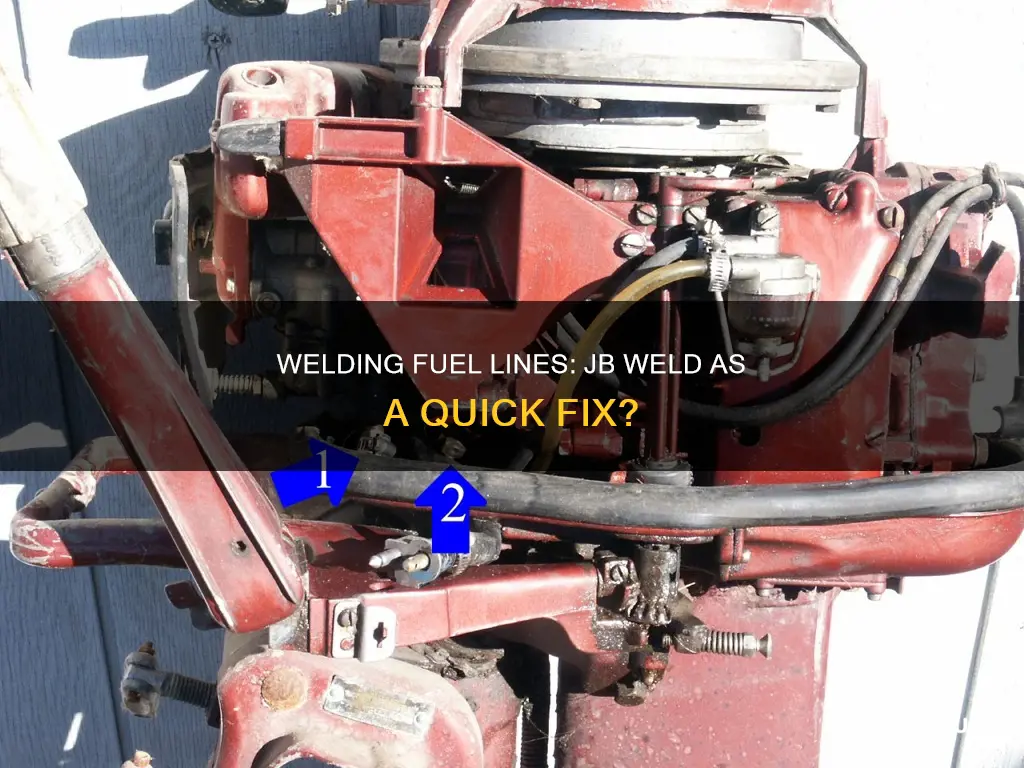 can you jb weld a fuel line