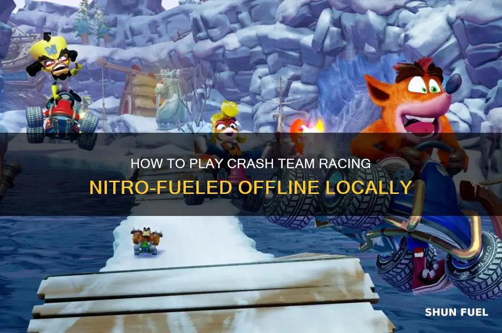can you locally play crash team racing nitro-fueled