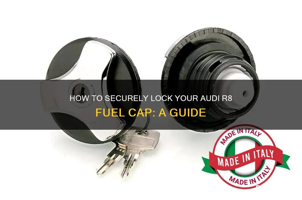 can you lock fuel cap audi r8