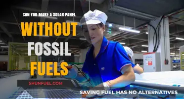 Making Solar Panels Without Fossil Fuels: Is It Possible?