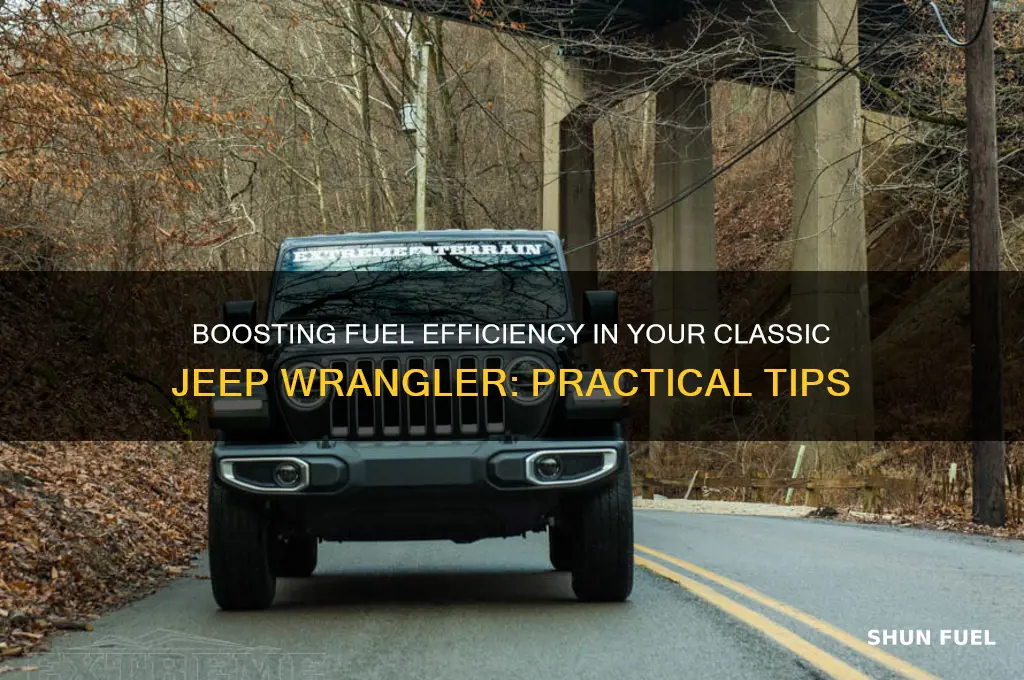 can you make an old jeep wrangler more fuel efficient