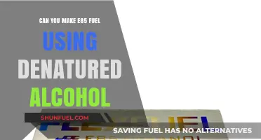 E85 Fuel Production: Using Denatured Alcohol as a Viable Option