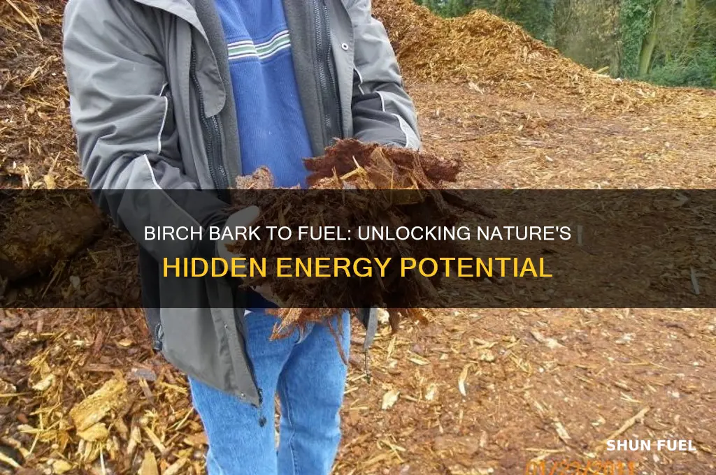 can you make fuel from birch bark