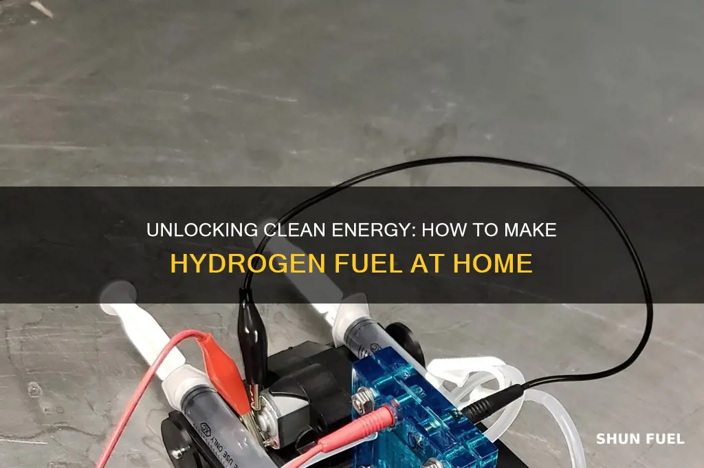 can you make hydrogen fuel