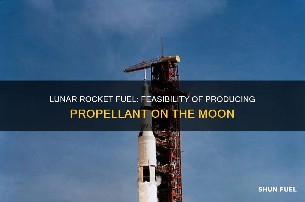 can you make rocket fuel on the moon