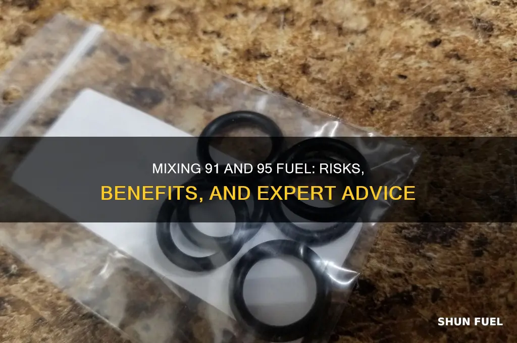 can you mix 91 and 95 fuel