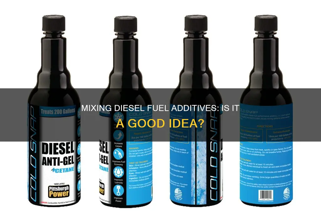 can you mix diesel fuel additives