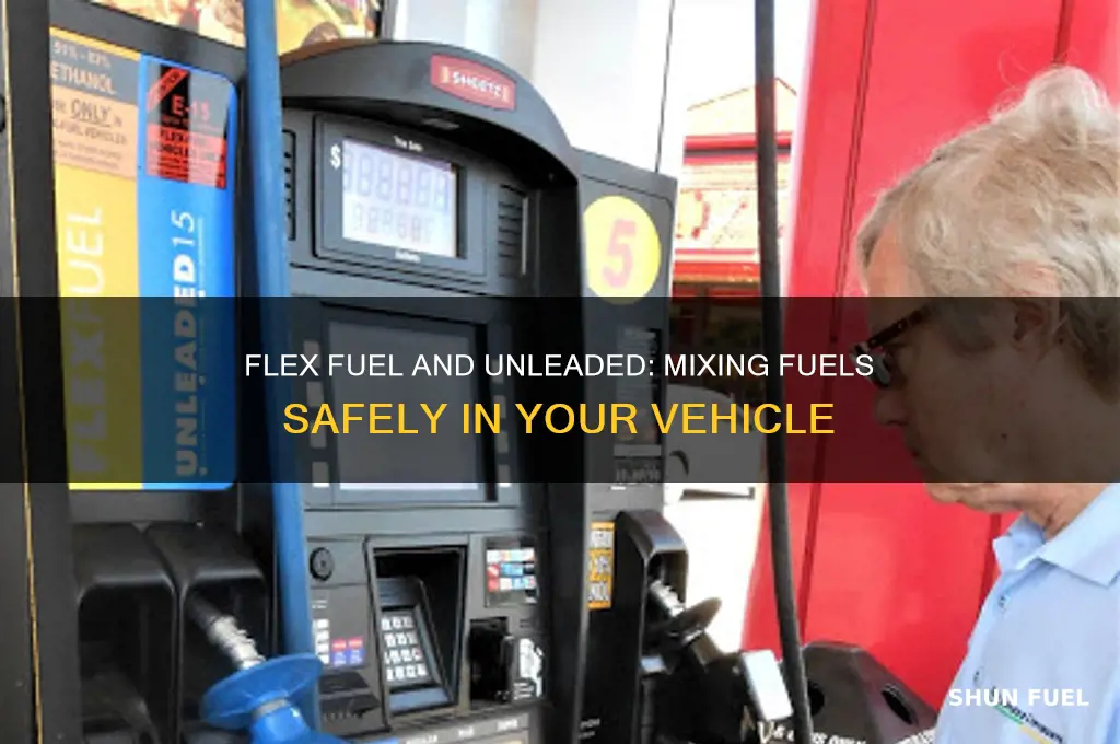can you mix flex fuel and unleaded
