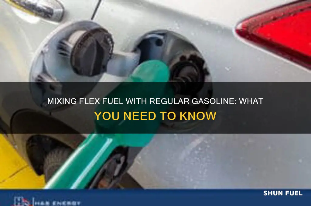 can you mix flex fuel with regular fuel