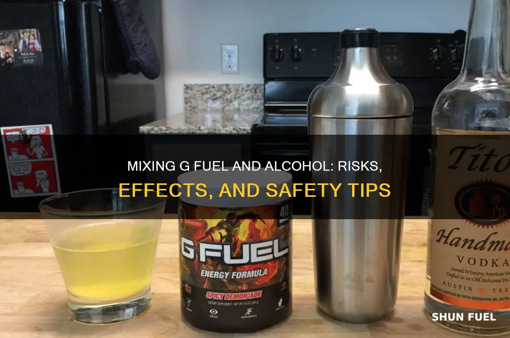can you mix g fuel and alcohol