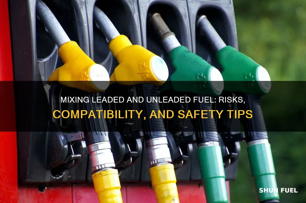 can you mix leaded and unleaded fuel