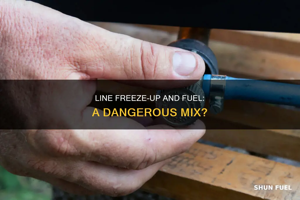 can you mix line freeze-up and fuel