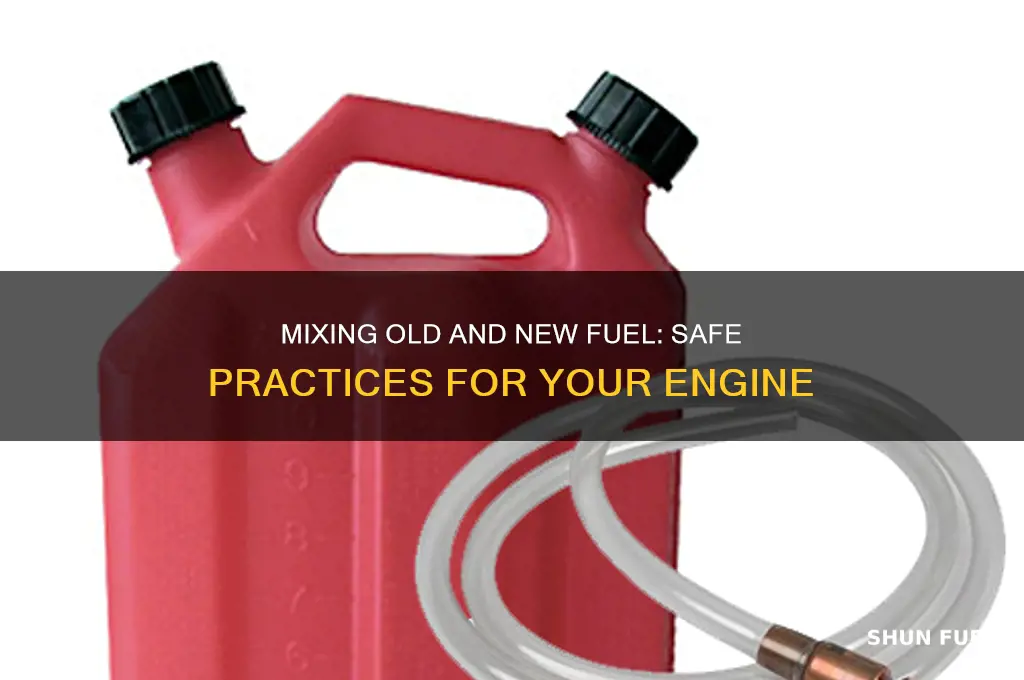 can you mix old fuel with new fuel