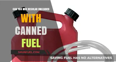 Mixing Regular Unleaded with Canned Fuel: Safe or Risky Practice?
