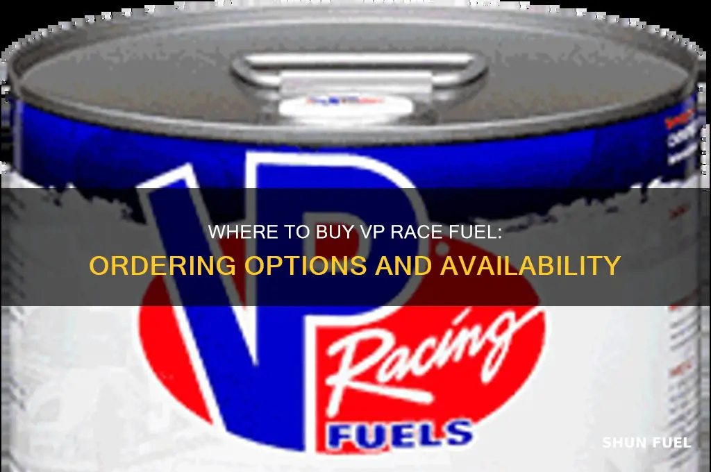 can you order vp race fuel
