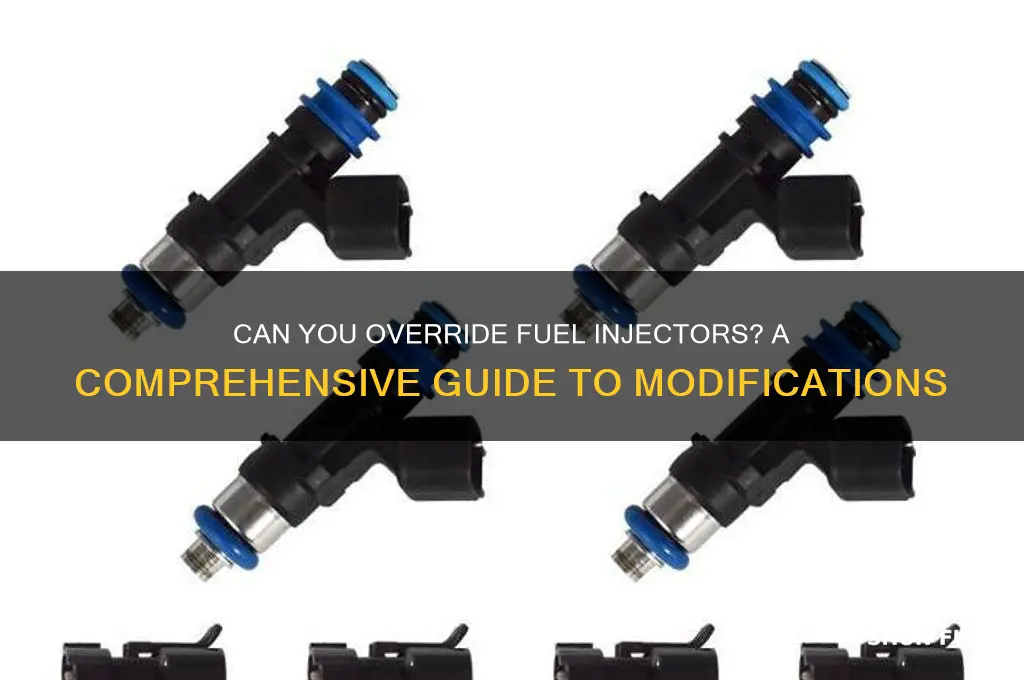 can you override fuel ingectors