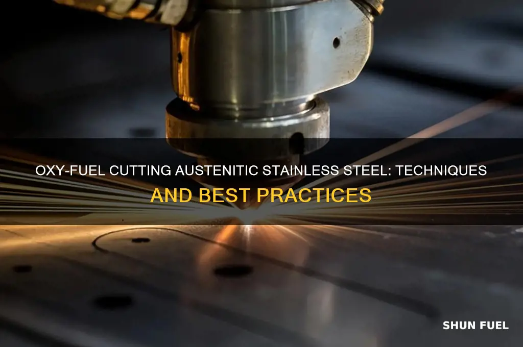 can you oxy fuel cut austentitic stainless steel