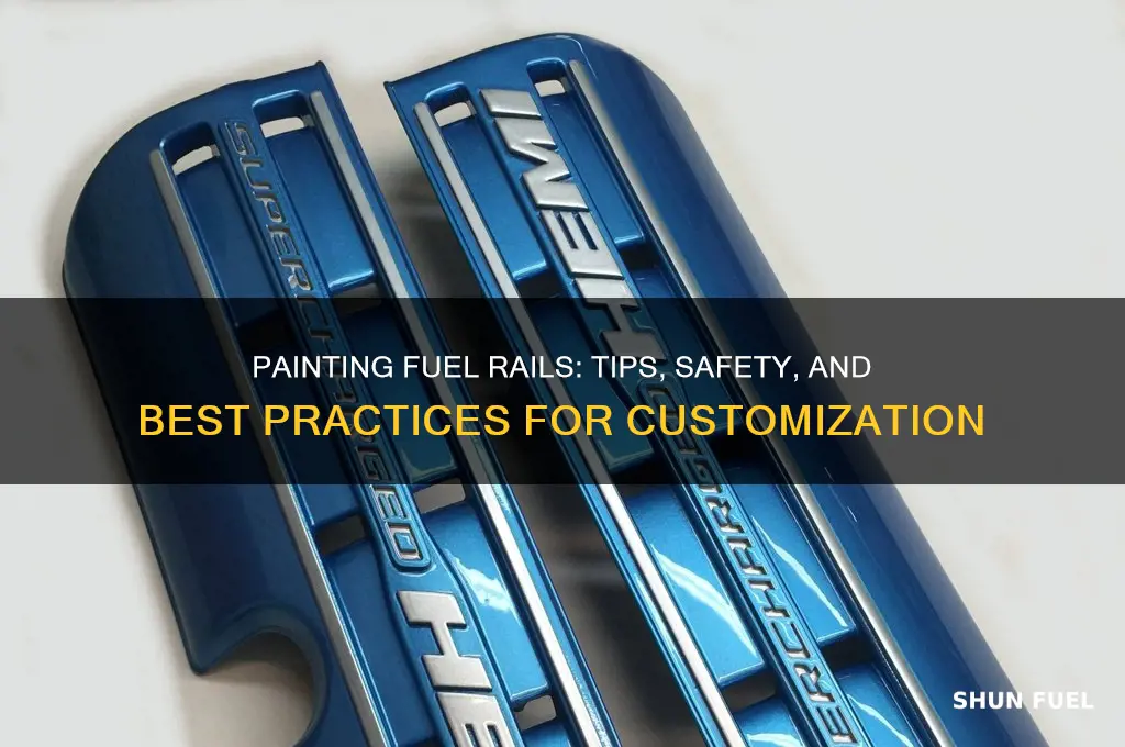 can you paint fuel rail