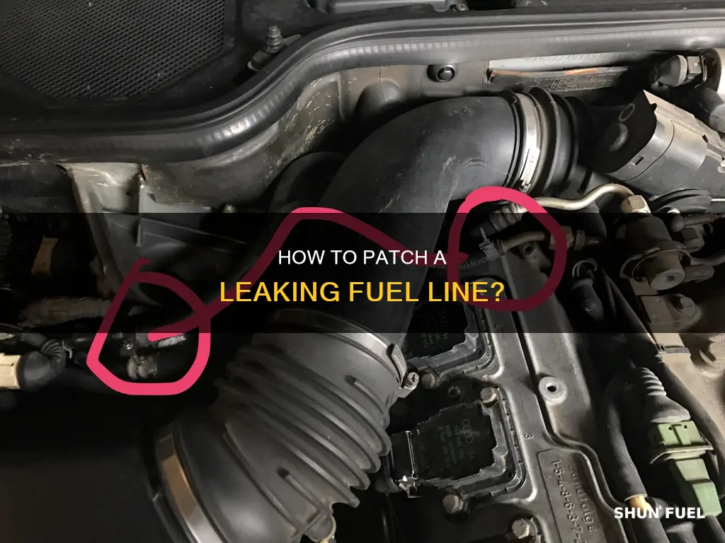 can you patch a leaking fuel line