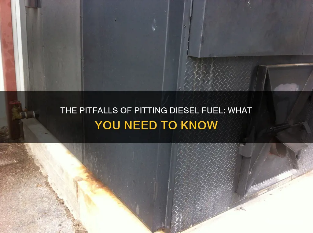 can you pit diesel fuel