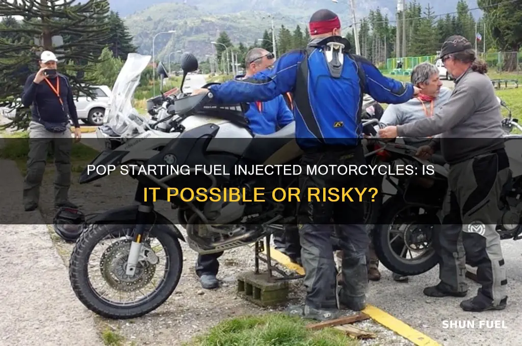 can you pop start a fuel injected motorcycle