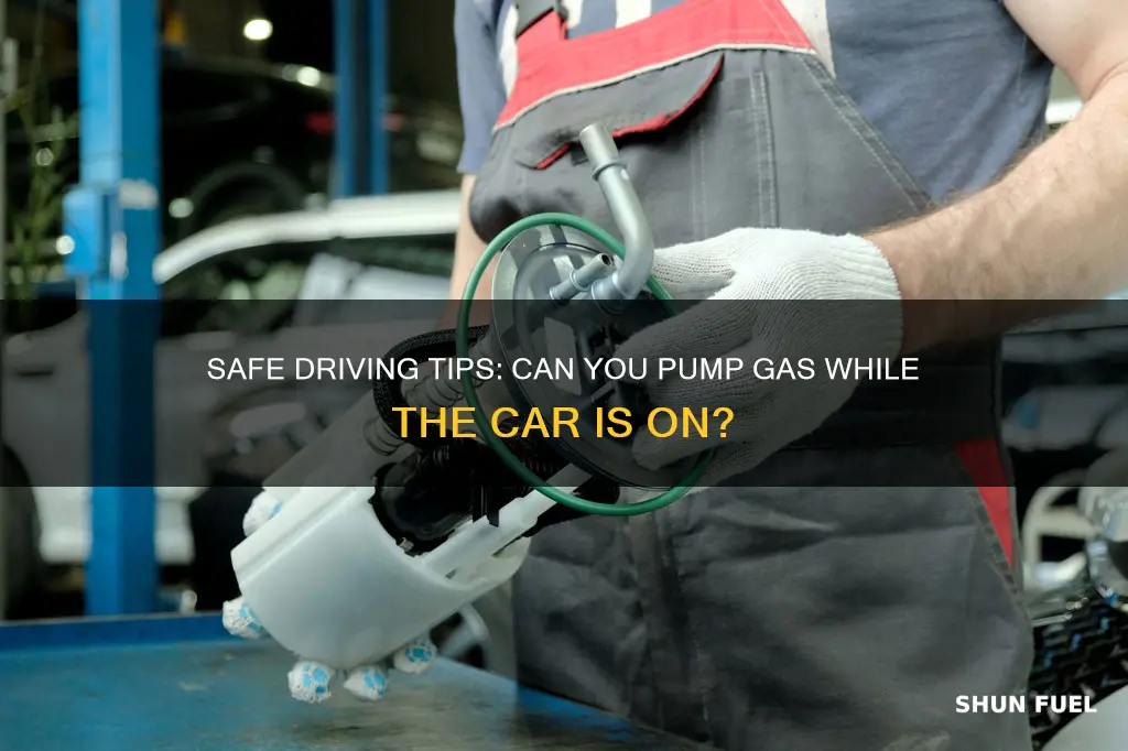 can you pump fuel with the car on