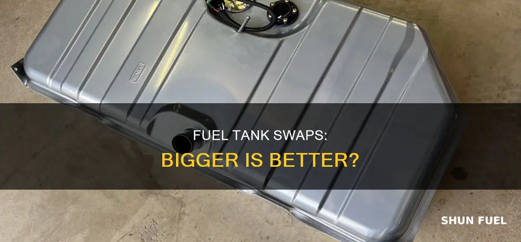 can you put a bigger fuel tank in a car